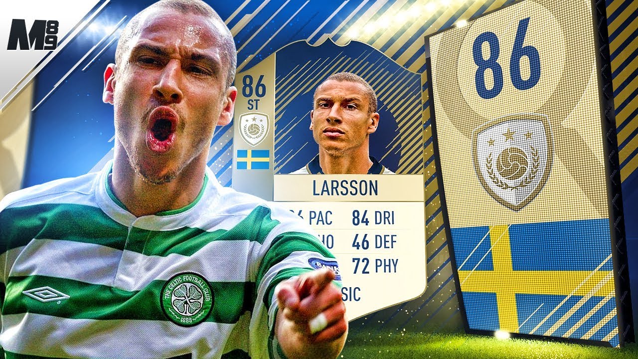 FIFA 18 ICON LARSSON REVIEW | 86 ICON LARSSON PLAYER REVIEW | FIFA