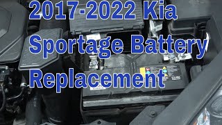 Kia Sportage Battery Replacement Step By Step