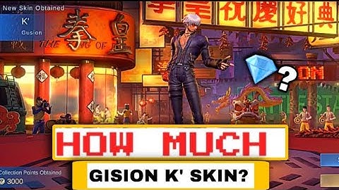 HOW MUCH DIAMOND SPEND TO GET GUSION KOF SKIN? MLBBXKOF2025