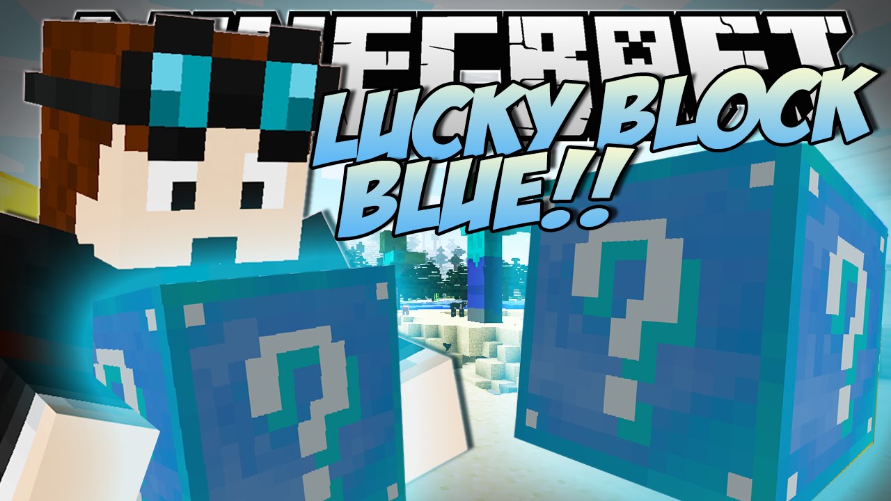 Minecraft Lucky Block Blue Brand New Crazy Blocks Mod