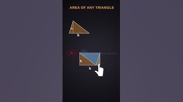 Area of any triangle#maths #triangle #shorts