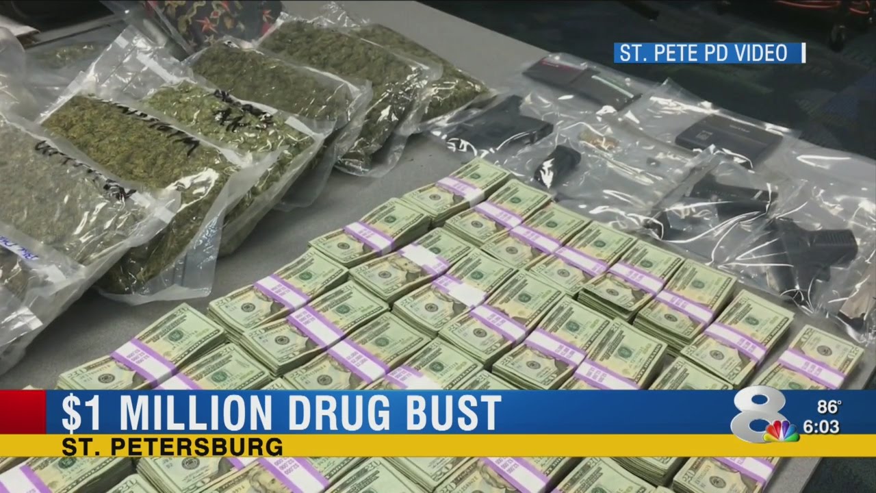 Million-dollar drug bust in St. Pete