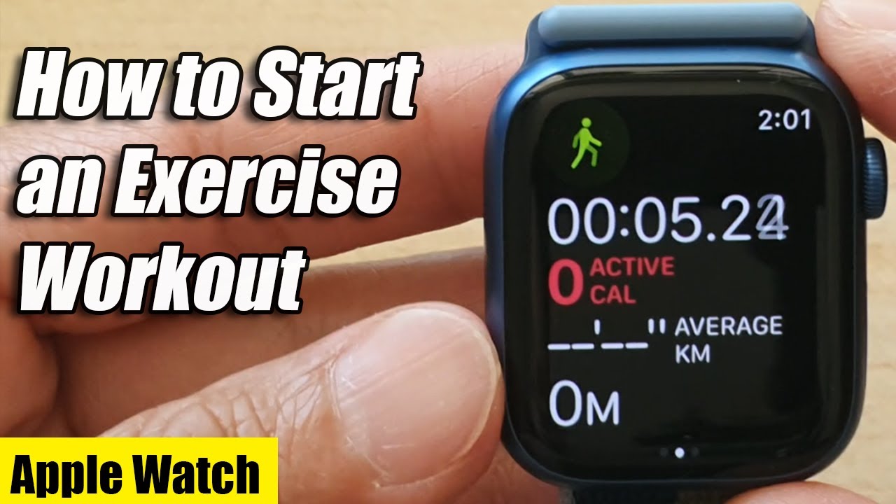 Apple Watch 7 How To Start An Exercise