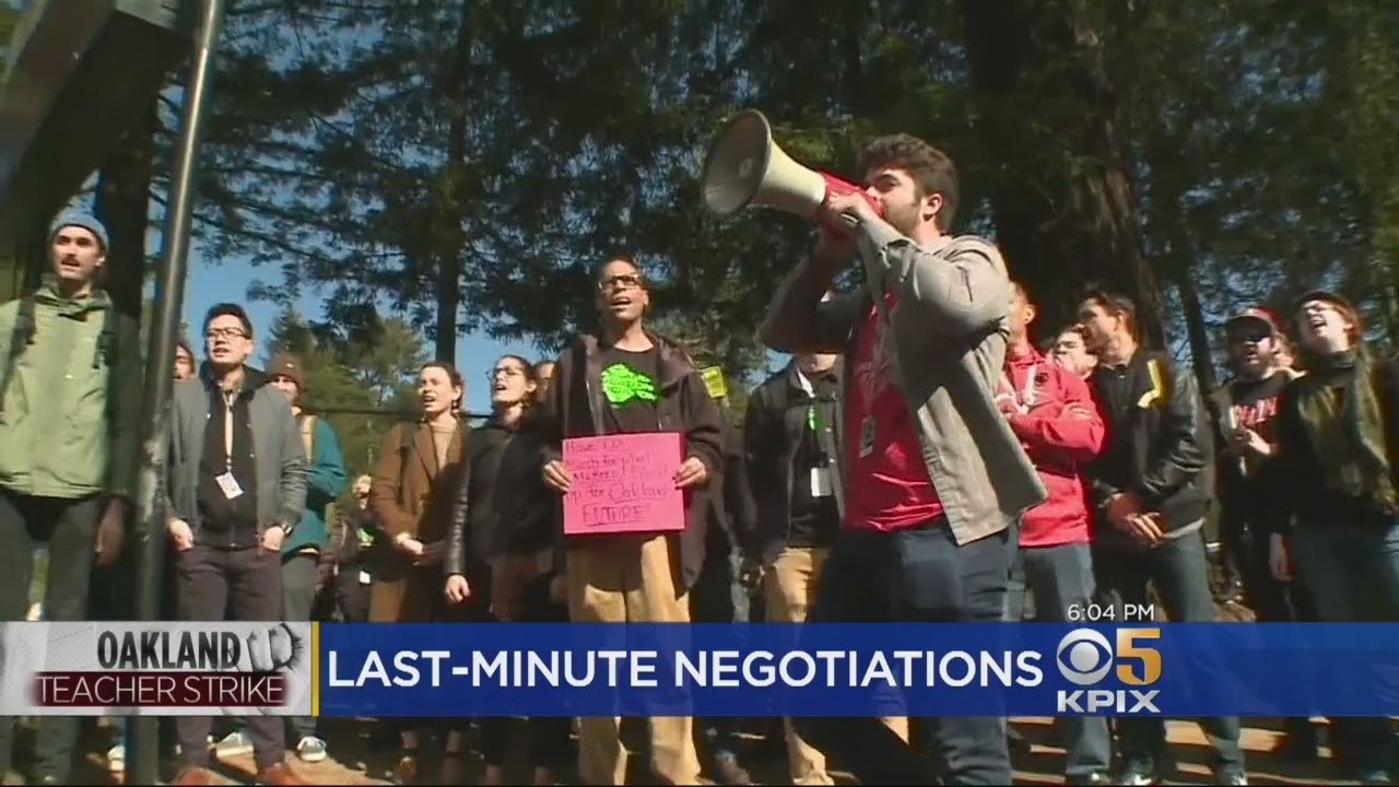Oakland Parents, School District Brace For Teachers Strike - YouTube