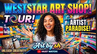 Huge Art Supply Tour At Weststar Art Shop Malaysia 🎨 Art By Sh