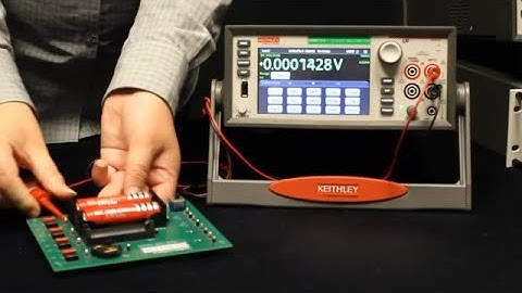 Measuring Open Circuit Voltage of a Battery Cell with Keithley’s DMM7510