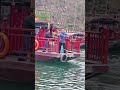 UNBELIEVABLE Strength: Manual Ferrying Across the River 🛳