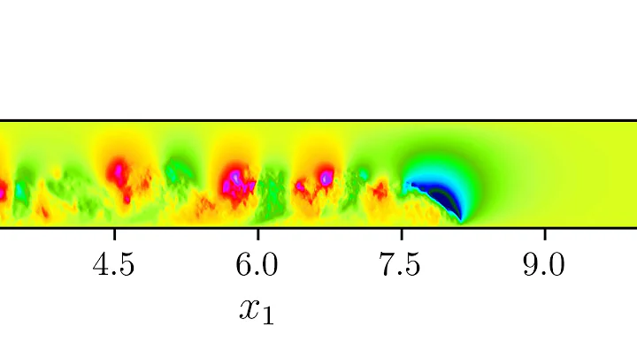 Direct Numerical Simulation of a Gravity Current at Reynolds Number 31000 : mean vertical velocity