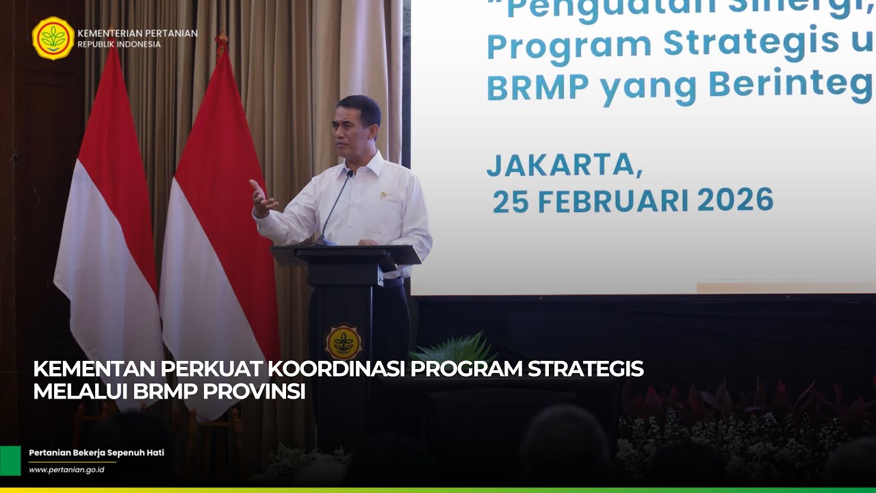 Kementan Perkuat Koordinasi Program Strategis Melalui BRMP Provinsi