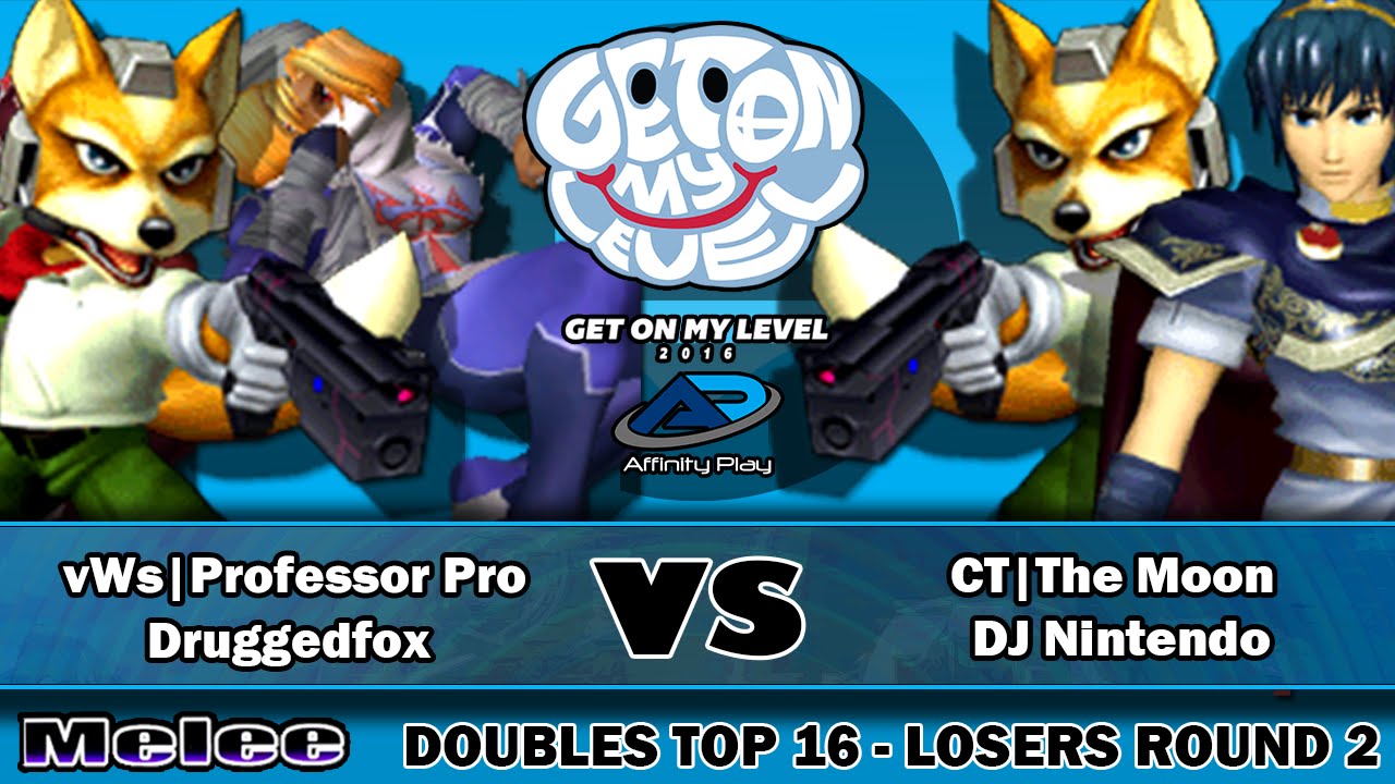 GOML 2016 Doubles Top 16 VwS|Professor Pro + Druggedfox vs CT|The Moon + DJ Nintendo   Losers Roun