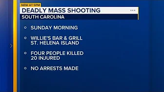 At least 4 killed, 20 hurt in South Carolina bar shooting, sheriff says