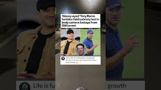 ‘Glassy-eyed’ Tony Romo fumbles field sobriety test in body camera footage #entertainment #news