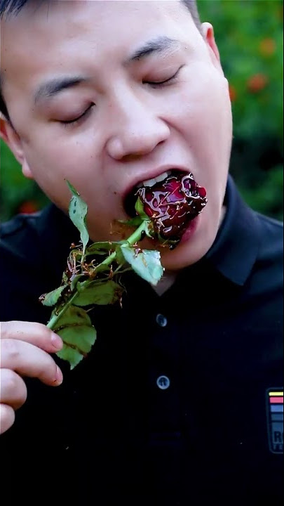 roses, rock candy，enjoyable| Chinese Food Eating Show | Funny Mukbang ASMR