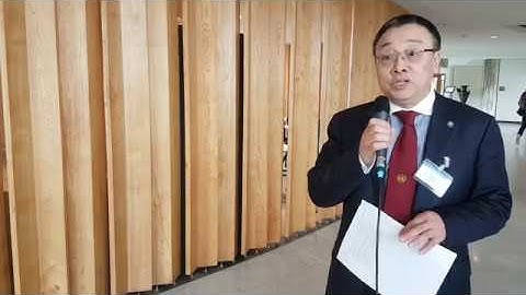 UN-Oceans meeting - Interview with Wenjian Zhang