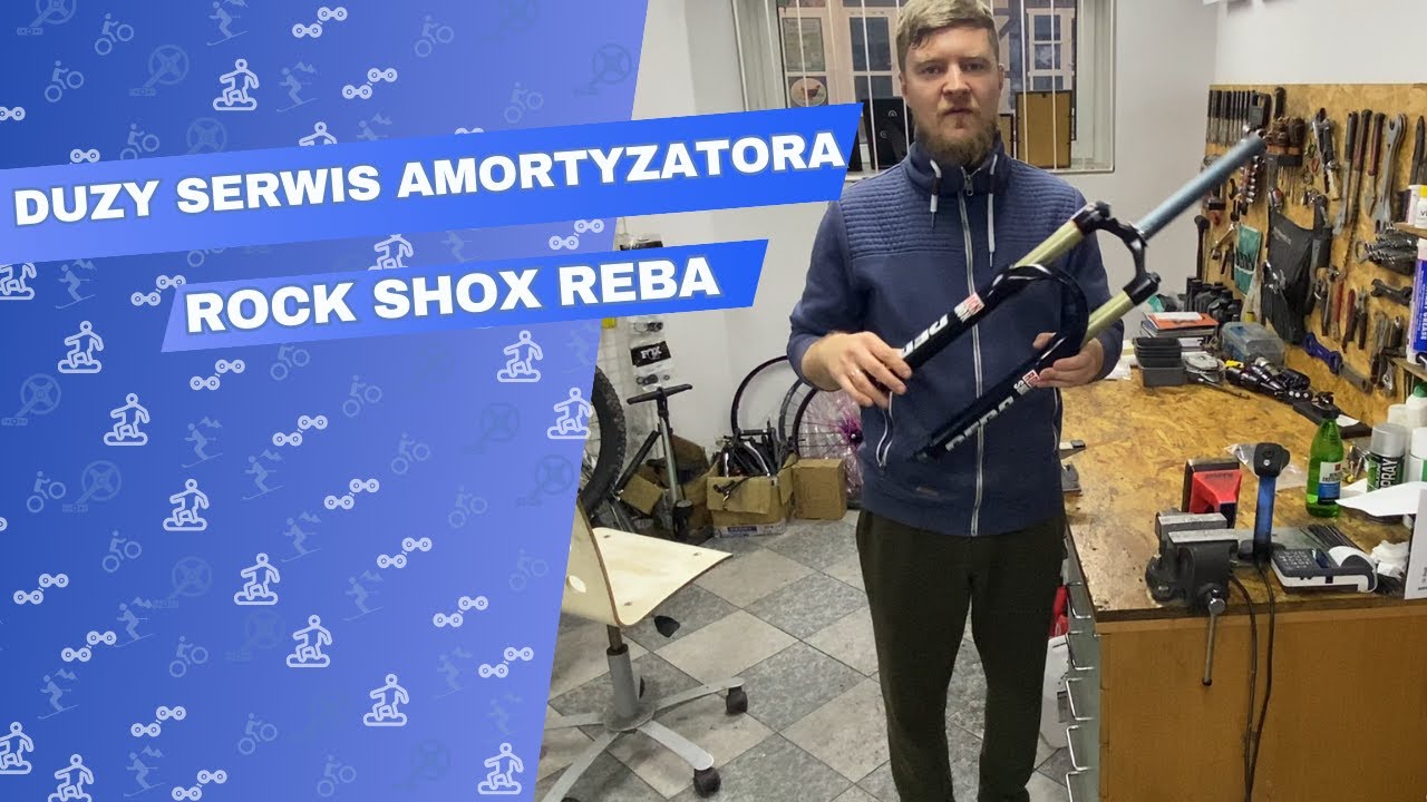 DUŻY SERWIS AMORTYZATORA ROCK SHOX REBA DUAL AIR 26” | Clinic Bike 3.0