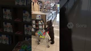 Bear Grocery Shopping