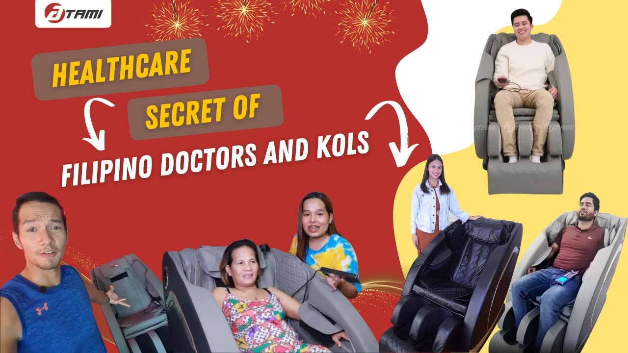 How do famous Filipino doctors and KOLs take care of their health? | ATAMI K1 massage chairs