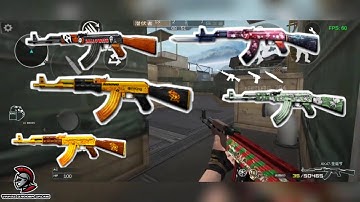 Test tất cả Ak47 hiếm trong chế độ đấu đội | CFGZ v2.41/Cf Offline Android