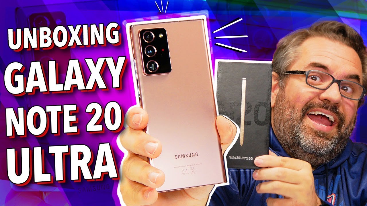 GALAXY NOTE 20 ULTRA 5G: UNBOXING! - YouTube
