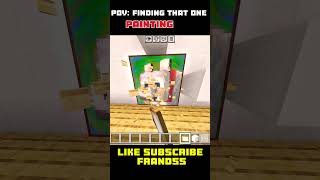 Pov Finding That One Painting #minecraft #shorts #viral #gaming #trending