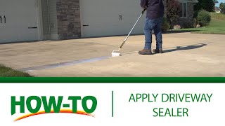 How To Apply Driveway Sealer
