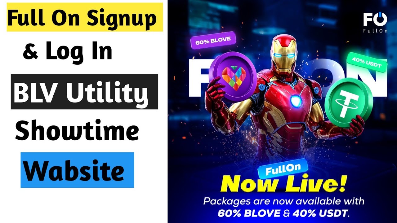 Full On Live Now , Log In & Signup Kaise Kre , Subscription Buy 60% BLV + 40% USDT , Show Time Wab !