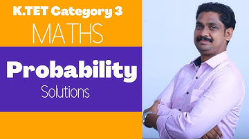 K.TET Category 3 Maths | Probability|Mock Exam