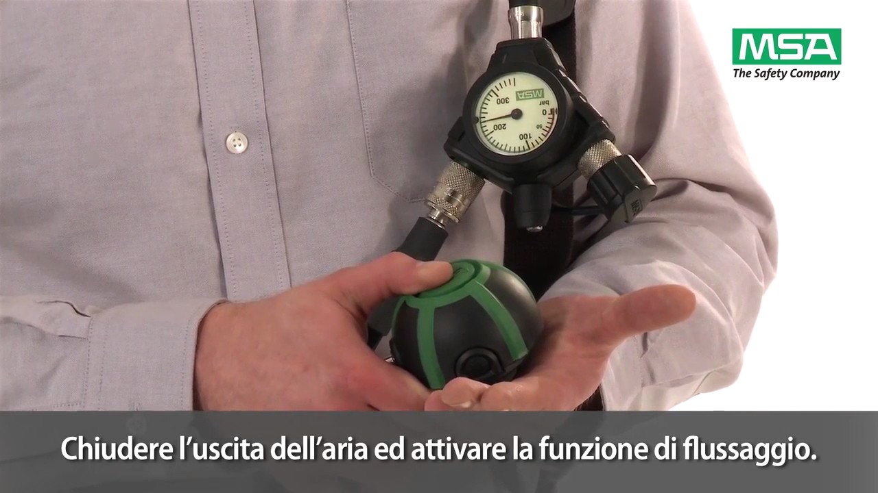 MSA Autorespitatore Indossamento