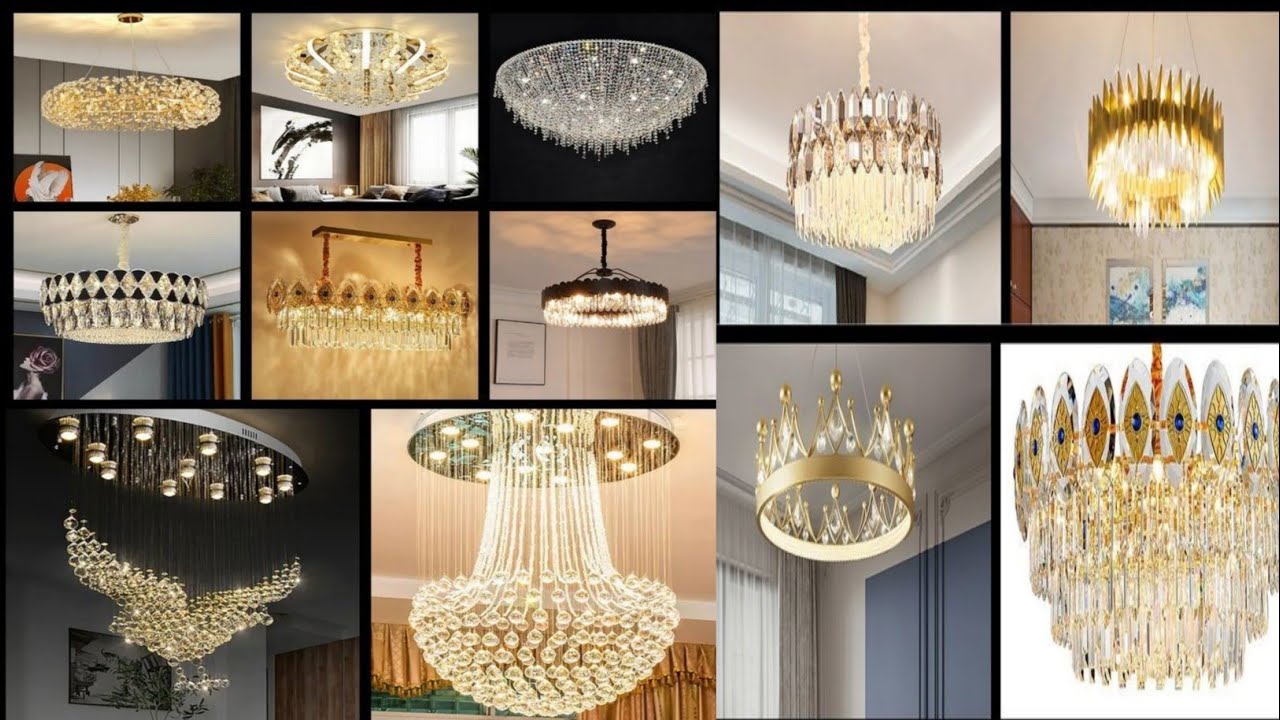 Modern crystal chandelier design for the living room and drawing room ...