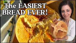 The EASIEST BREAD EVER!!