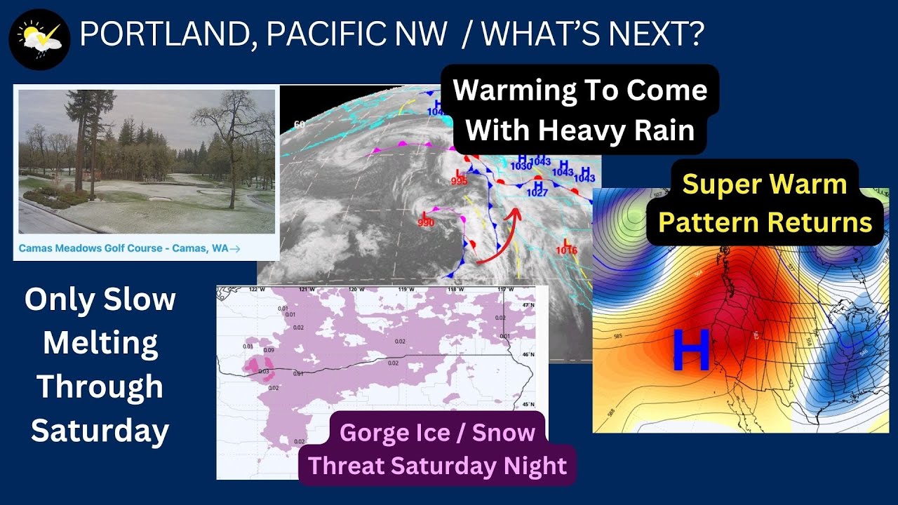 Portland, Pacific Northwest Arctic Storm Series Finally Ending - YouTube