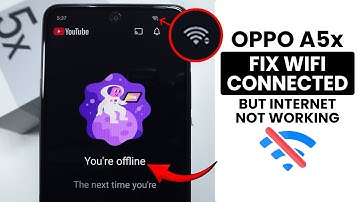 How to Fix WiFi Connected But Internet Not Working Problem on Oppo A5x