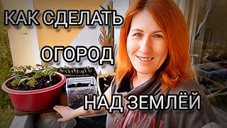 Как Сделать Огород Над Землёй/Огород На Балконе Своими Руками/Делаем Грядки/ZoVi Piter