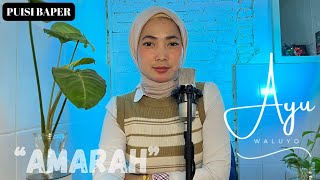 AMARAH || Puisi baper || musikalisasi puisi #musikalisasi #sajakgalau #quotes