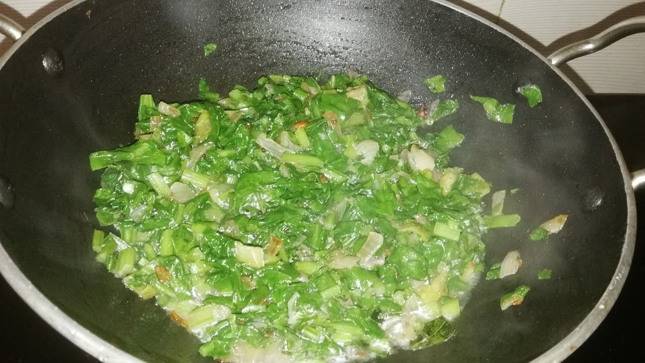 Spinach curry/sorrel leaves curry