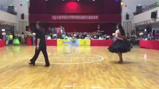 1060813台灣區秋季體育舞蹈運動全國錦標賽-再次和陳奕廷老師表演倫巴
