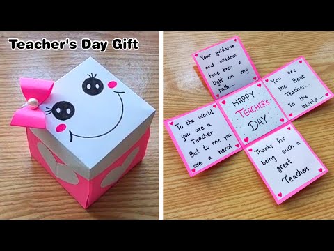 Teacher's Day Explosion Box | How to make Teachers Day Explosion Box | Teachers Day Gift Box 