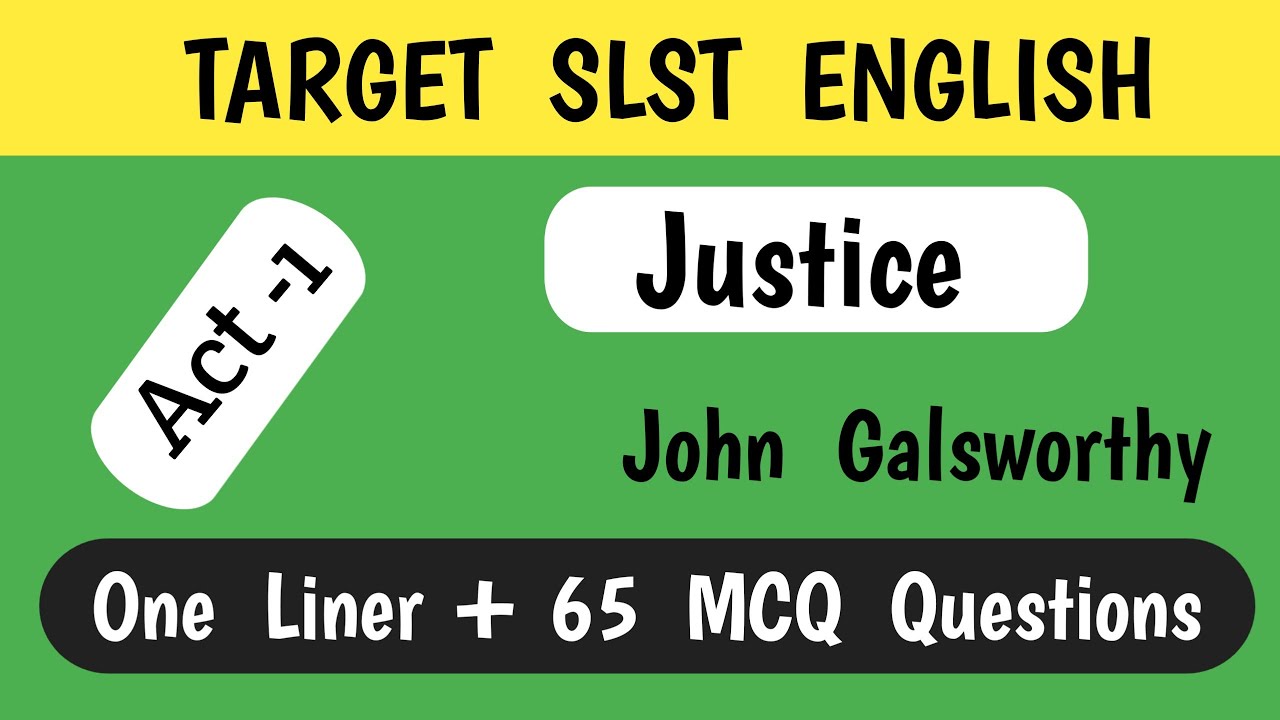 Justice Mcq Questions