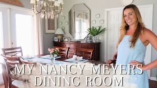 Decorate With Me For SUMMER 🌿 A Nancy Meyers Inspired Dining Room