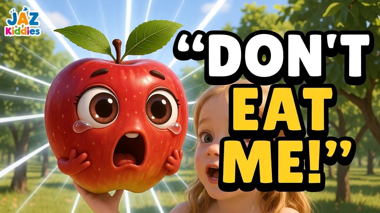 Яблоко, которое не хотело быть съеденным! 🍎 Детский анимационный фильм | Jaz Kiddies