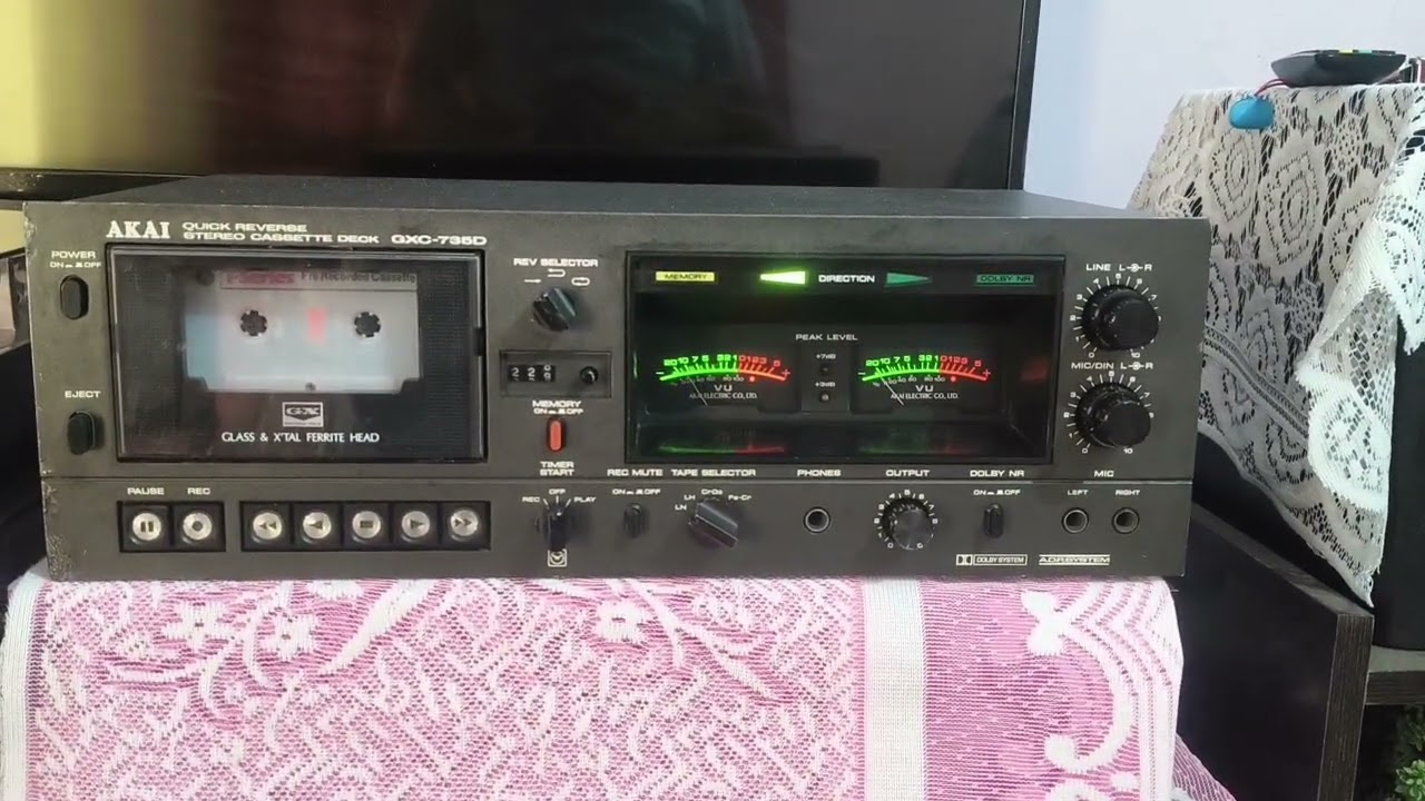 Sold) AKAI GXC-735D STEREO CASSETTE DECK CONTACT: 8709419695 PRICE