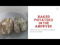 Bake Potatoes in the airfryer #airfyer#bakedpotatointheairfryer#bakepotato
