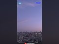 Iranian Missiles Seen In Sky Over Israel US Israel War On Iran 
