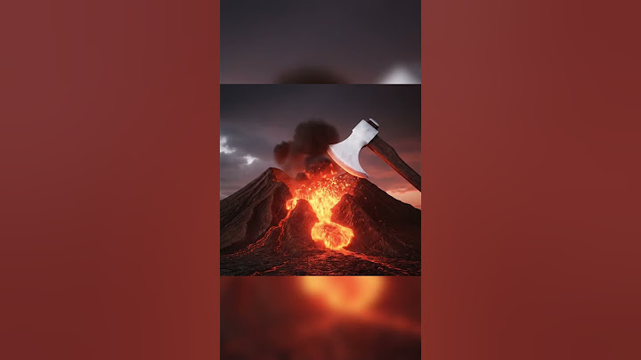 Lava memuntahkan amarahnya... hanya karena satu tebasan.