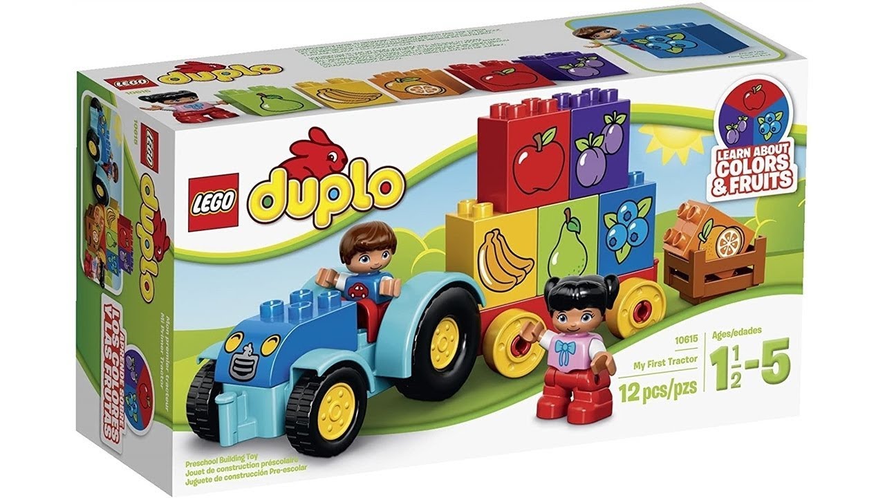 LEGO DUPLO My First Tractor 10615 - YouTube