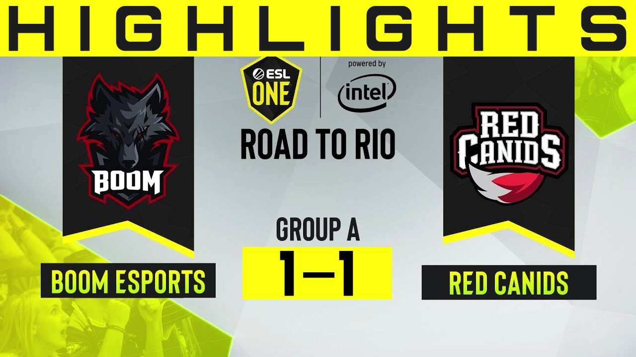 Highlights | BOOM 1-1 RED Canids - Overpass Map 2 | ESL One: Road to Rio SA Group Stage
