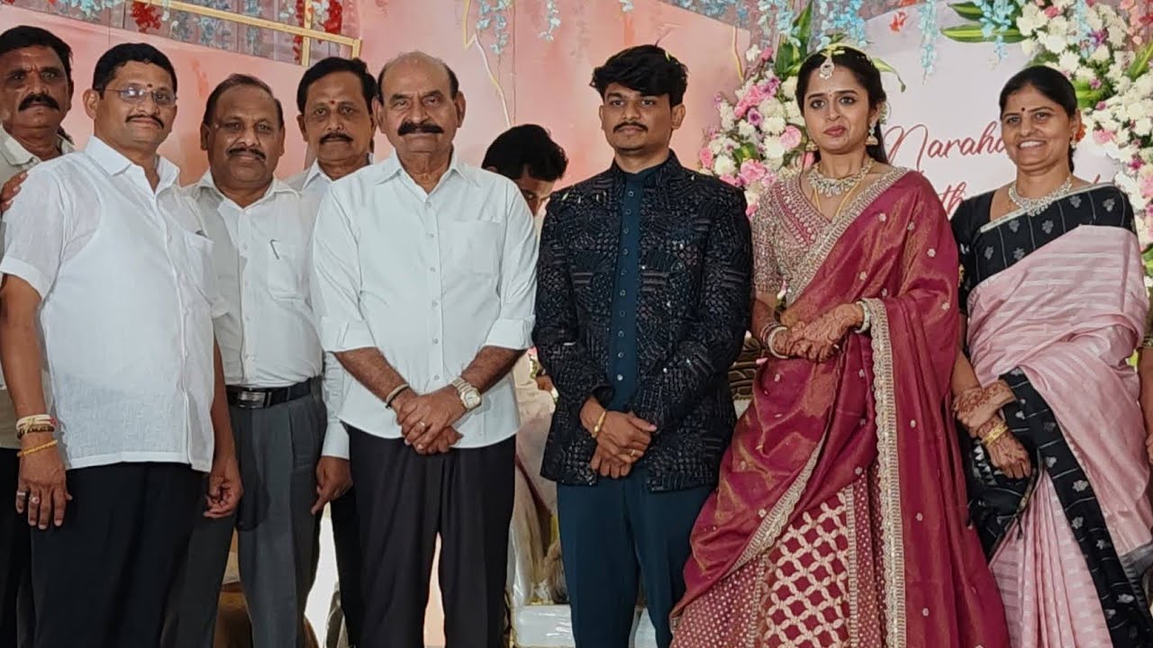 సౌజన్య ఫంక్షన్ హాల్ నందు జరిగిన వివాహ రిసెప్షన్ వేడుకలలో పాల్గొన్న మంత్రివర్యులు ఎన్ఎండి ఫరూక్