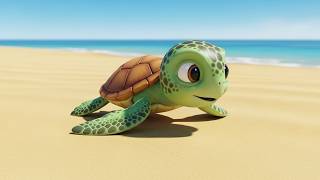 Baby Turtle Crawls So Slow! | Adorable Turtle Song for Kids | Gentle Learning Nursery Rhyme screenshot 1