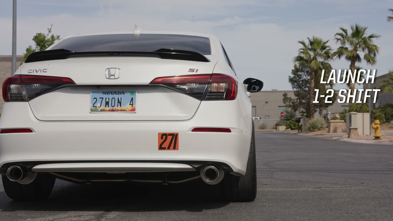 2022+ Honda Civic Si aftermarket exhaust sounds (27WON Front-pipe back