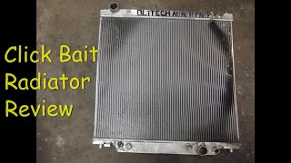 Got Burned on Amazon seller Aluminum Radiator See the Review